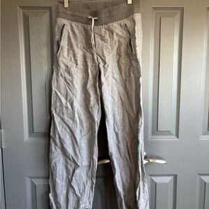 Athleta Linen Wide leg Pants